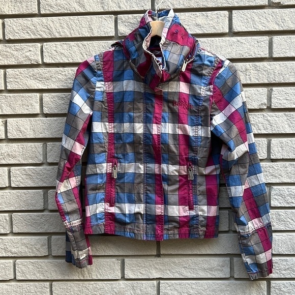 Bench Jackets & Blazers - Bench Plaid Lightweight Cotton Jacket Sz M
